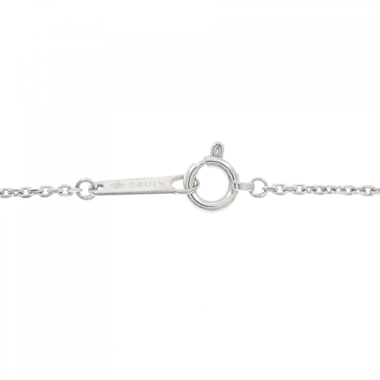 K10WG ダイヤモンド ネックレス 0.13CT