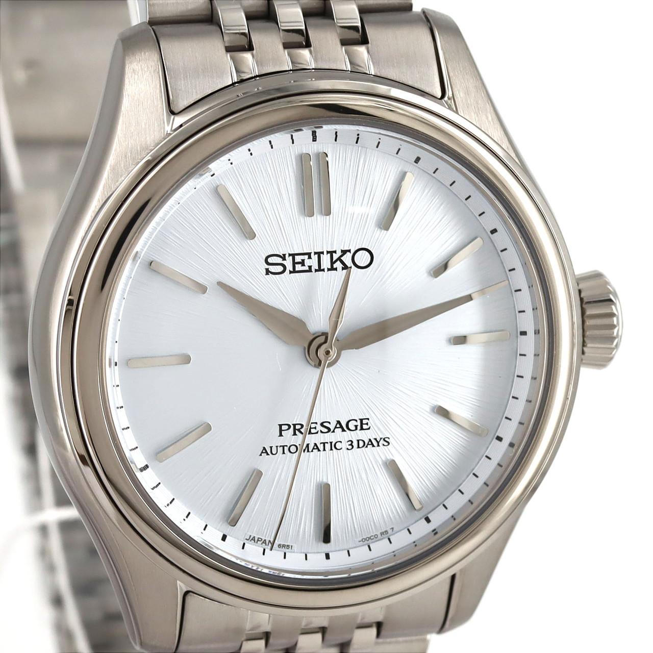 【新品】セイコー プレザージュ 6R51-00D0/SARX129 SS 自動巻