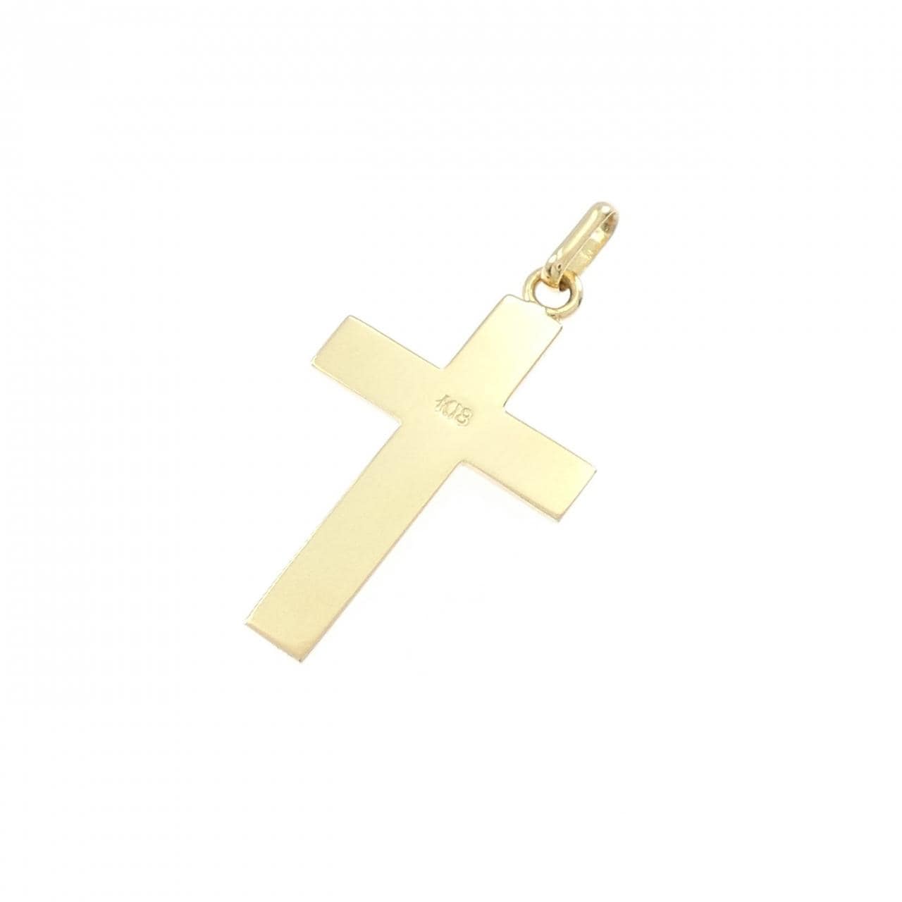 【新品】K18YG クロス ペンダント