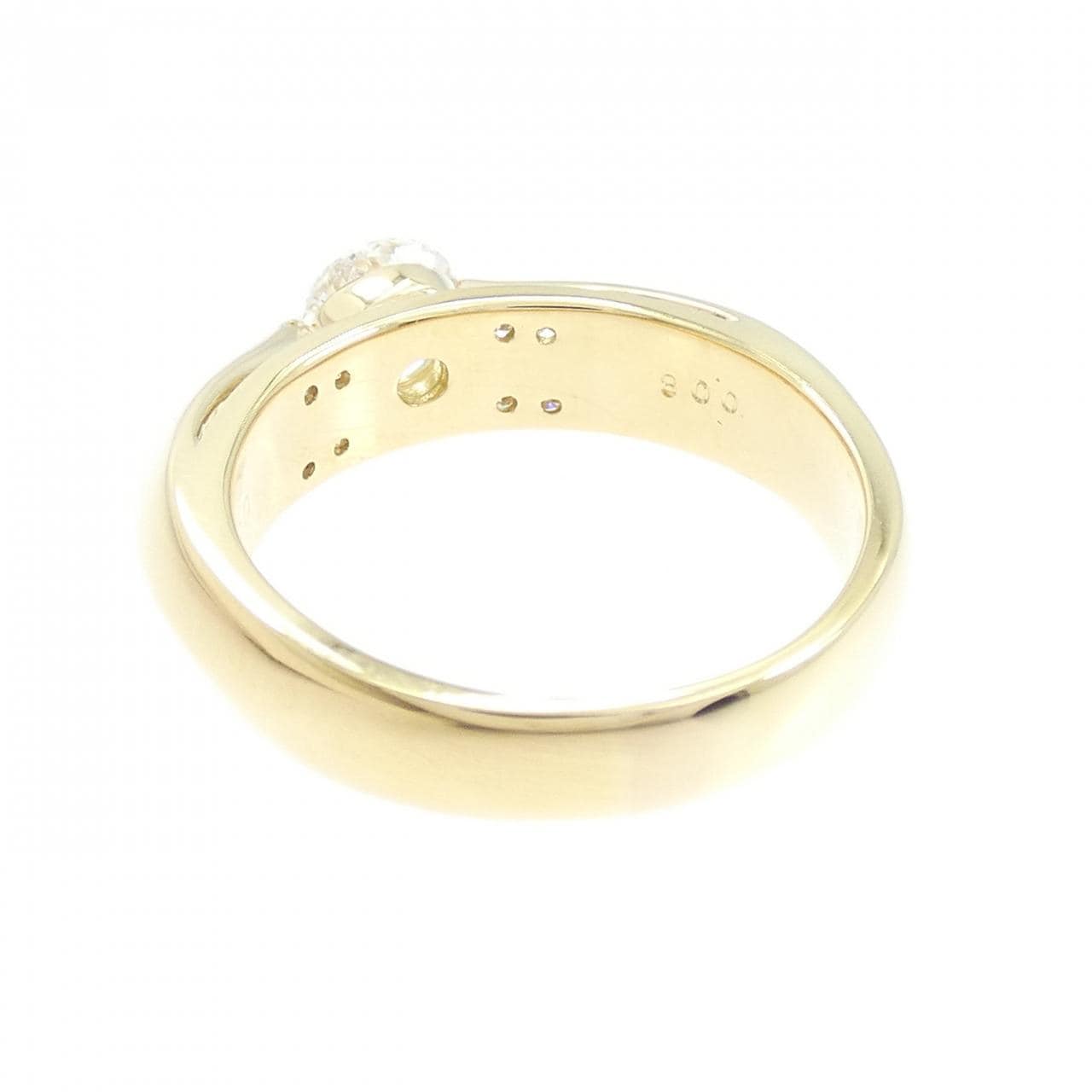 K18YG ダイヤモンド リング 0.57CT