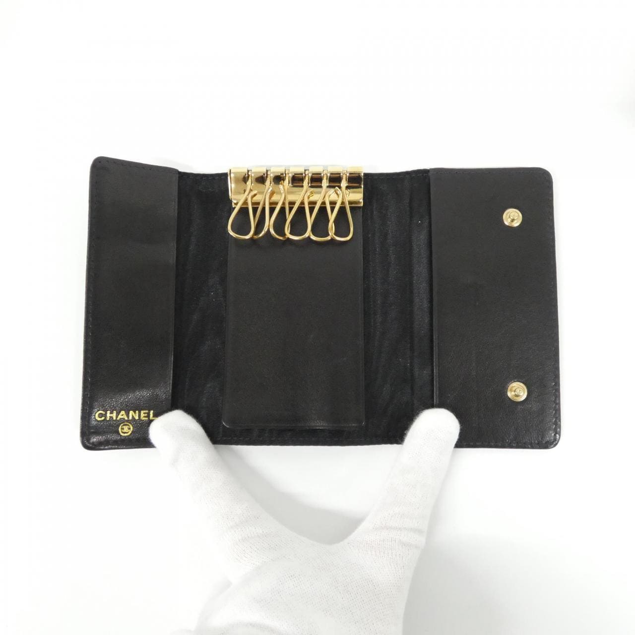 【ヴィンテージ】シャネル タイムレスCC ライン 01439 キーケース