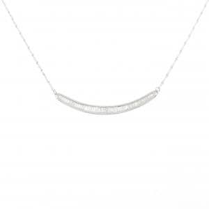 K18WG ダイヤモンド ネックレス 0.25CT