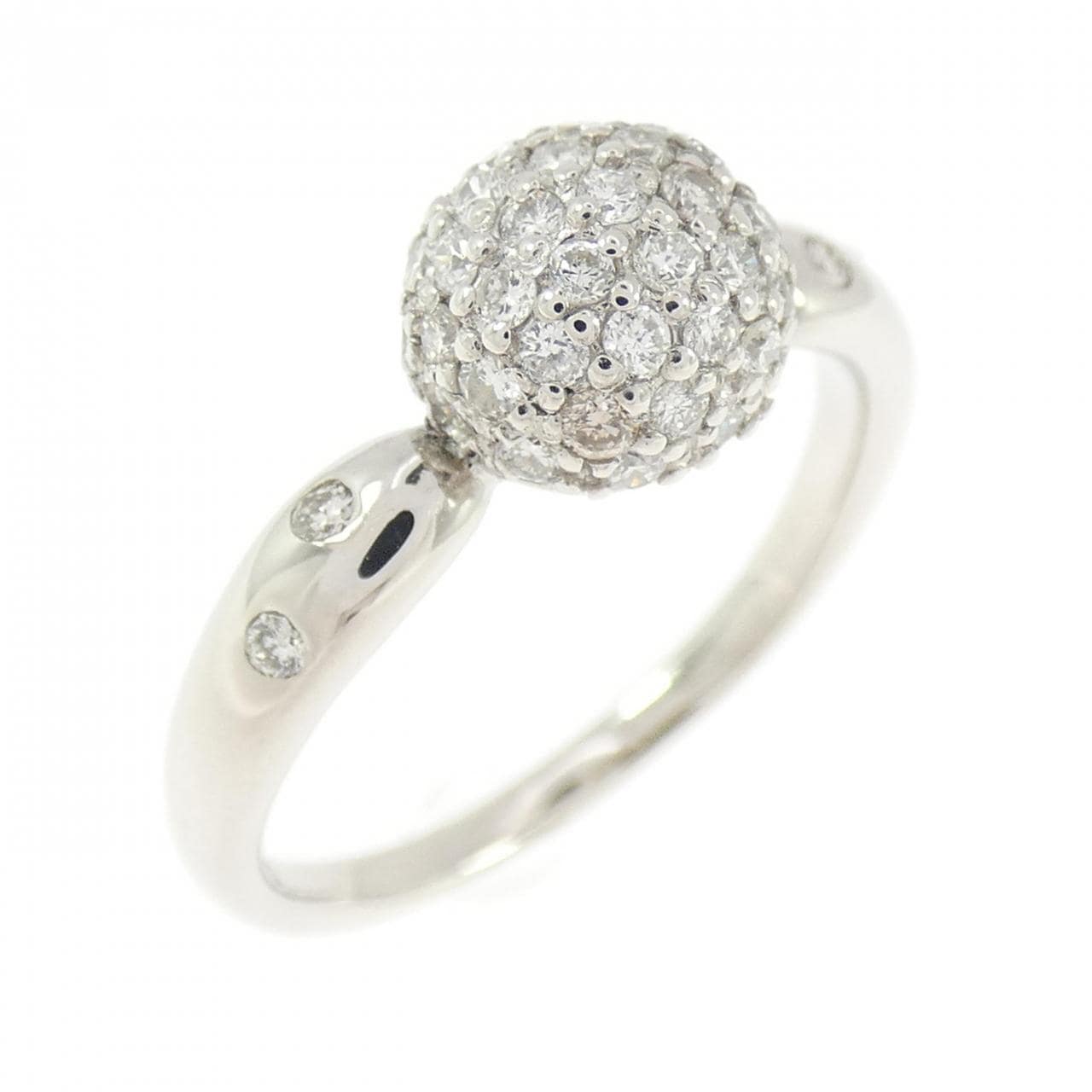 PT900 パヴェ ダイヤモンド リング 0.40CT