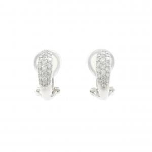 K18WG ダイヤモンド ピアス 0.50CT