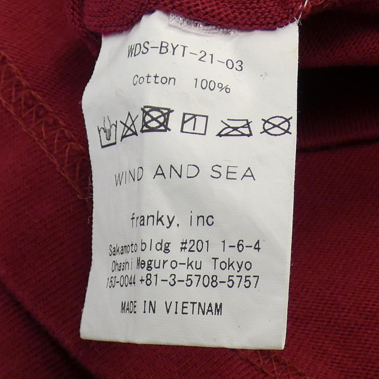 ウィンダンシー WINDANDSEA Tシャツ