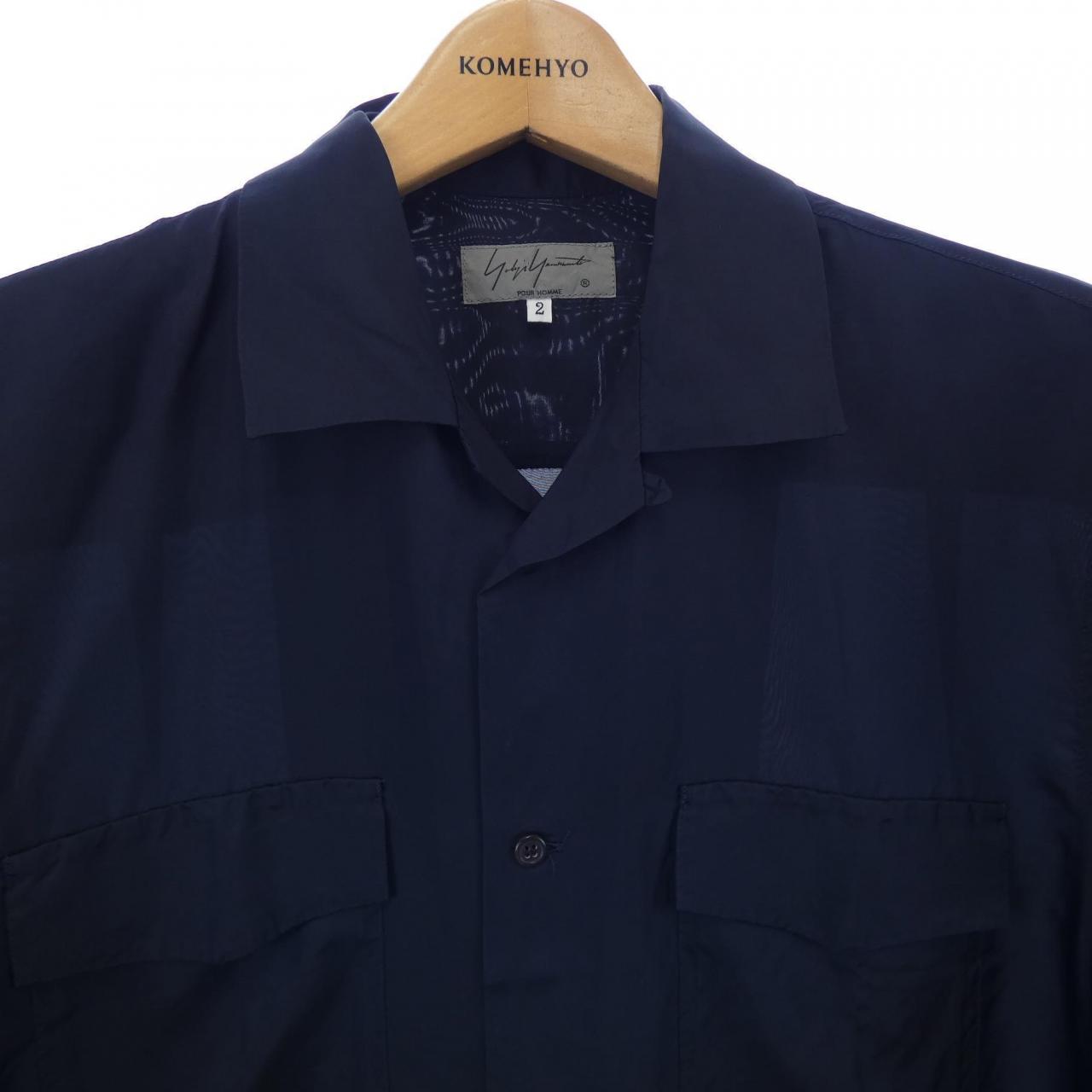 ヨウジヤマモトプールオム YOHJI YAMAMOTO POUR S／Sシャツ