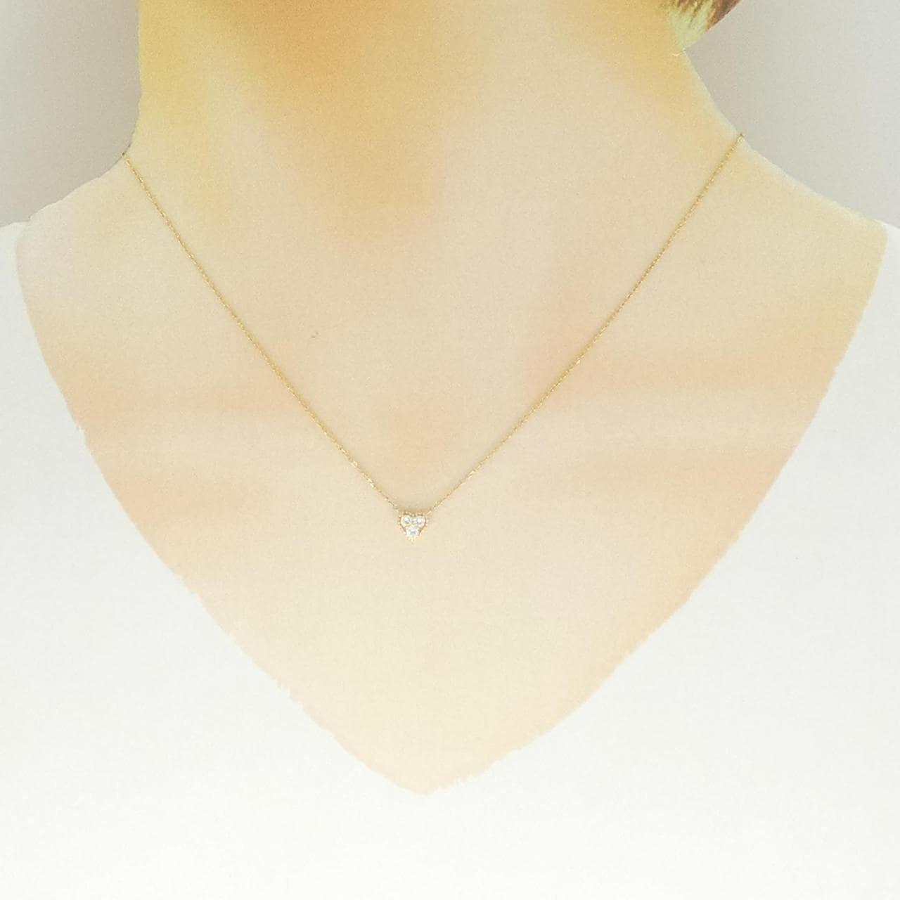 ヴァンドーム ダイヤモンド ネックレス 0.12CT