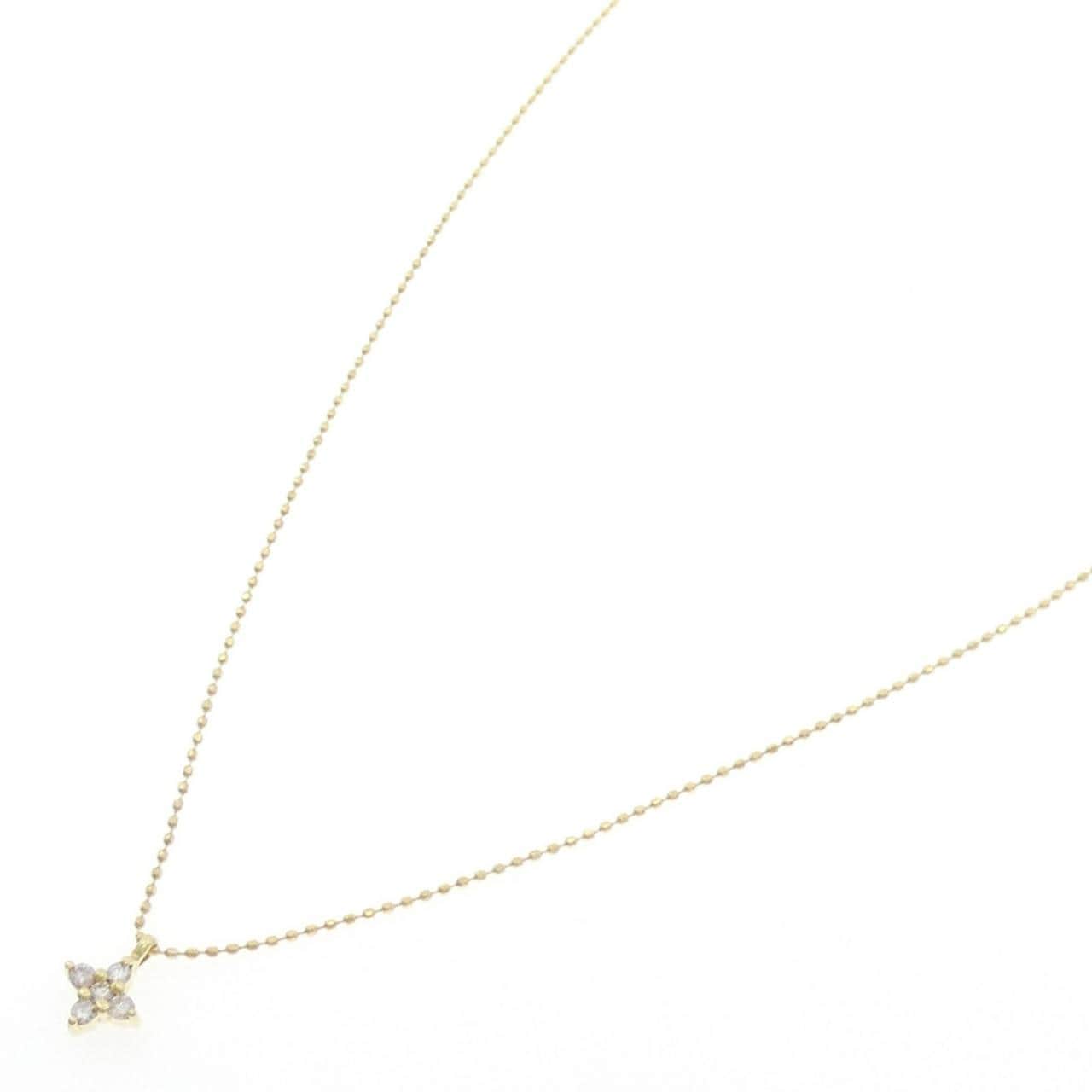 K18YG ダイヤモンド ネックレス 0.1CT