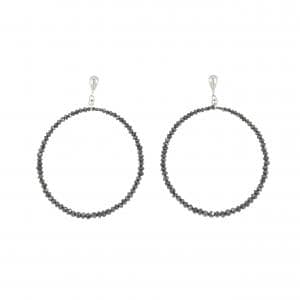 K18WG ダイヤモンド ピアス 6.00CT