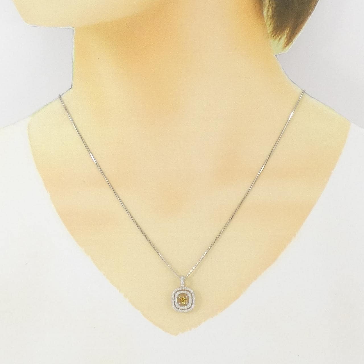 PT900/PT850 ダイヤモンド ネックレス 0.506CT