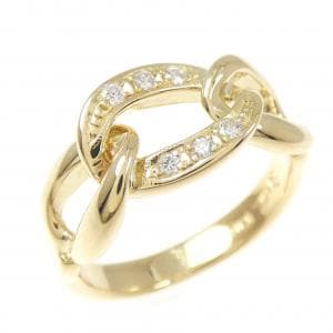 K18YG ダイヤモンド リング 0.08CT