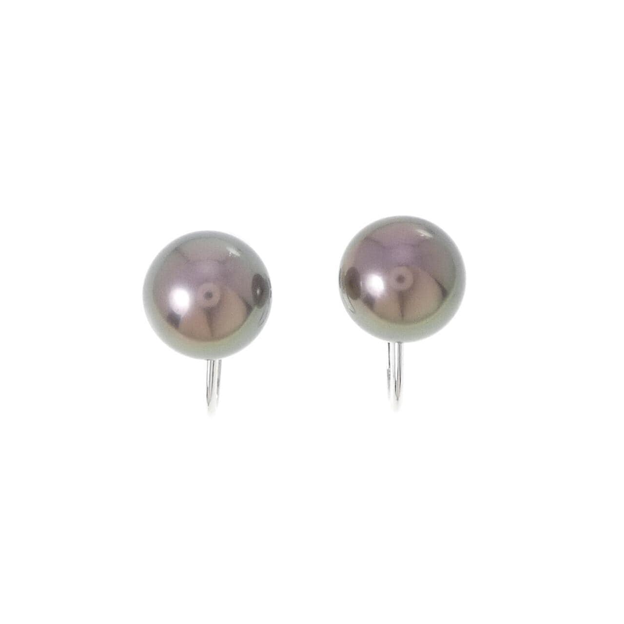 ミキモト 黒蝶パール イヤリング 9.5mm
