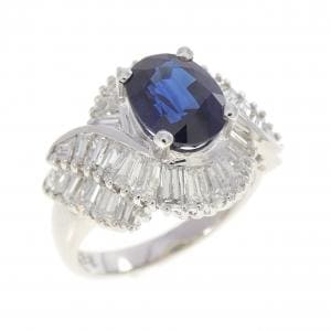 PT900 サファイヤ リング 2.22CT
