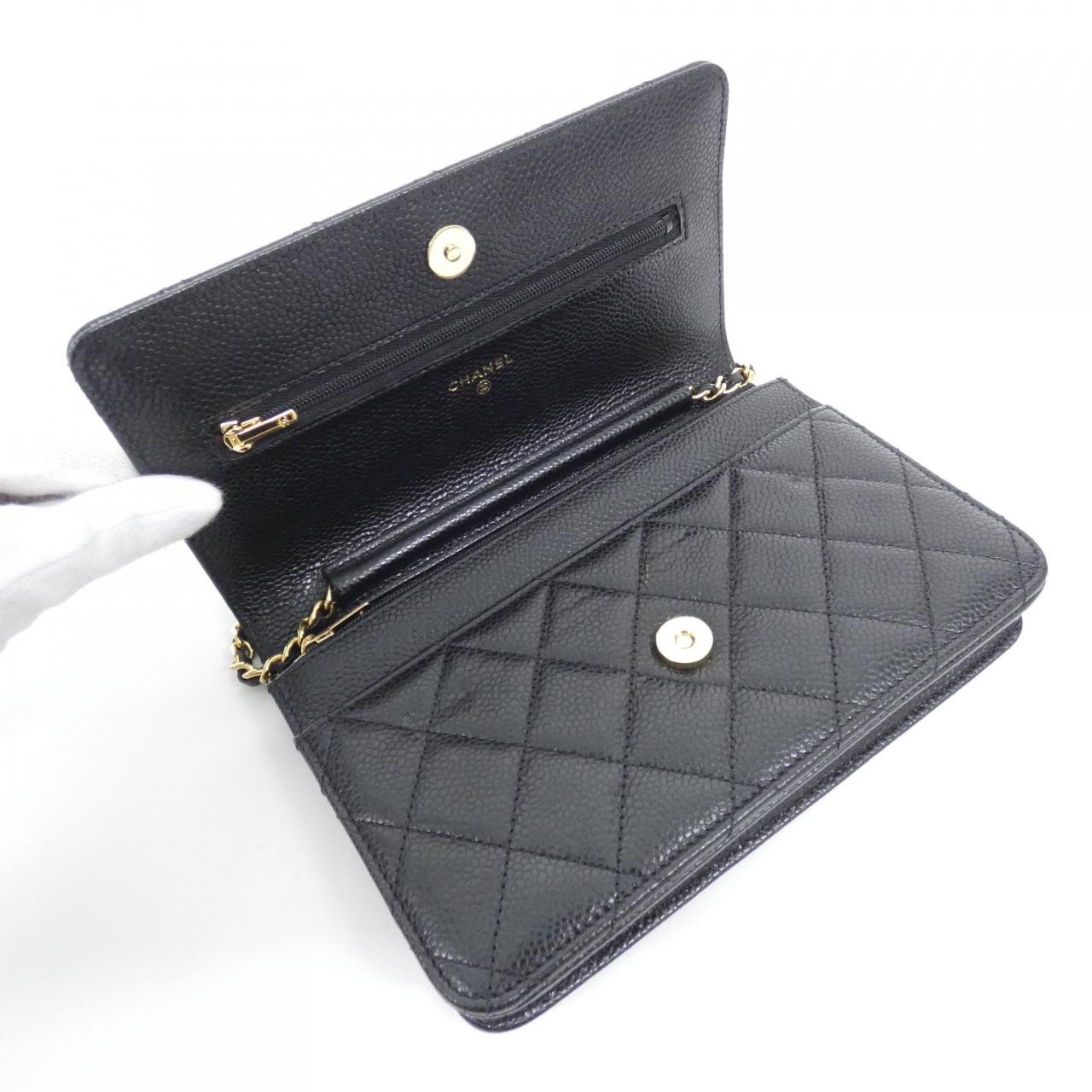 シャネル タイムレスクラシック ライン AP0250 チェーンウォレット
