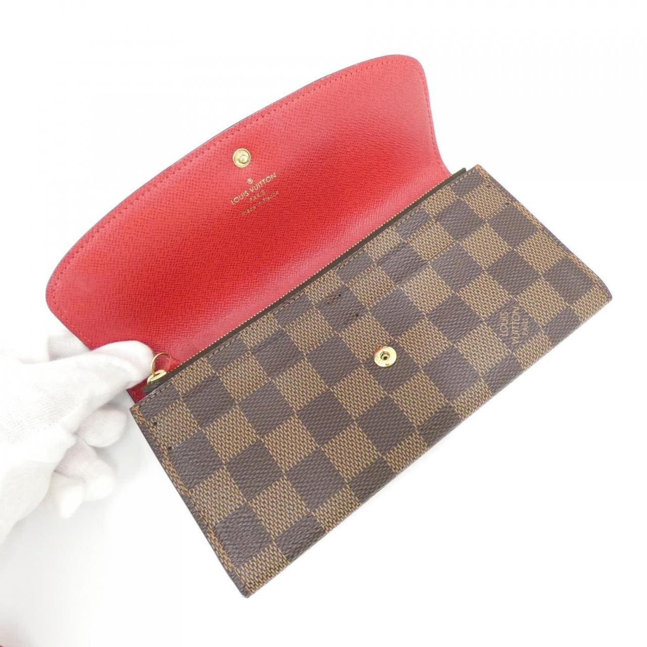 ルイヴィトン ダミエ ポルトフォイユ エミリー N63544 財布