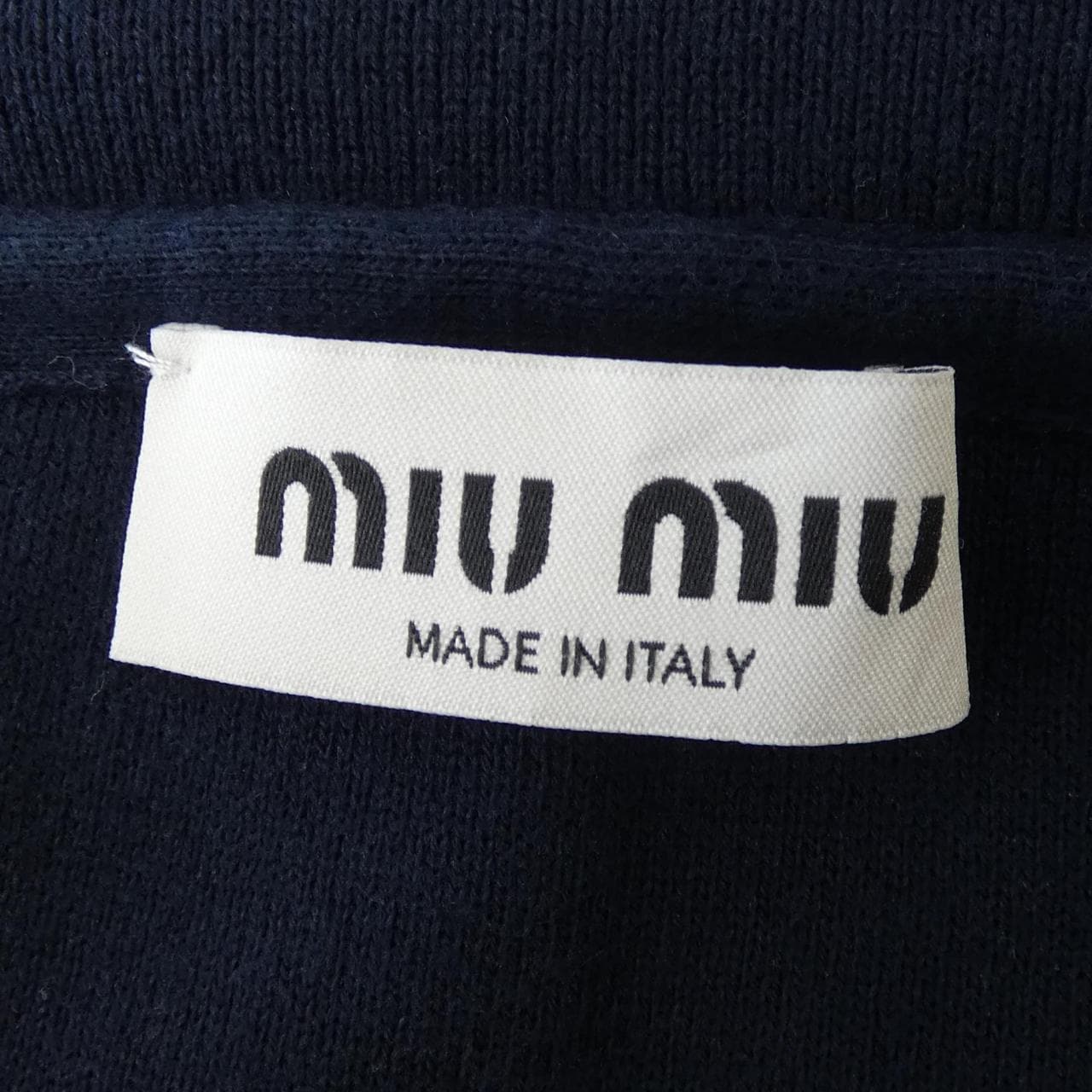 ミュウミュウ MIU MIU MIU MIU ロゴ MML897 SOOO 14GX ニット