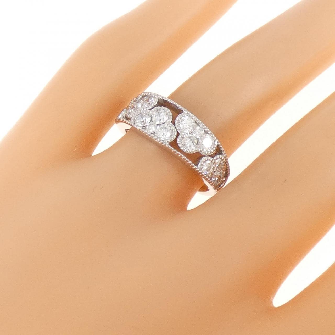 PT900鑽石戒指1.00克拉