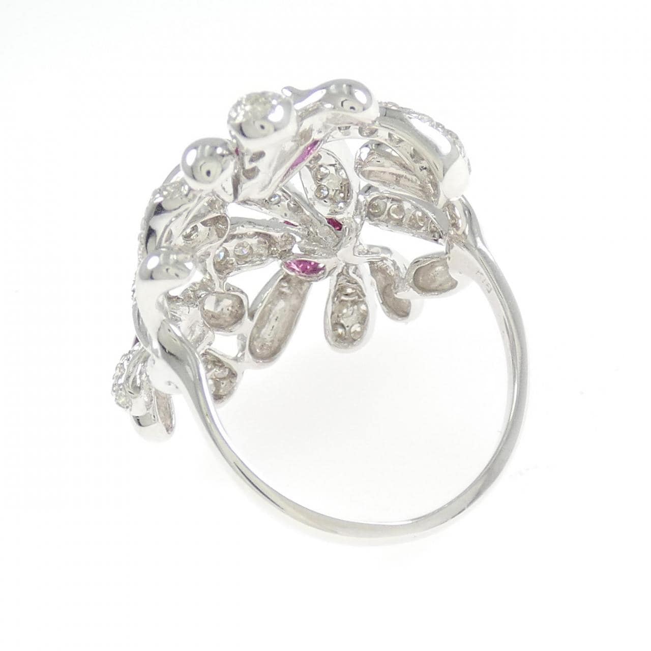 K18WG トルマリン リング 1.41CT