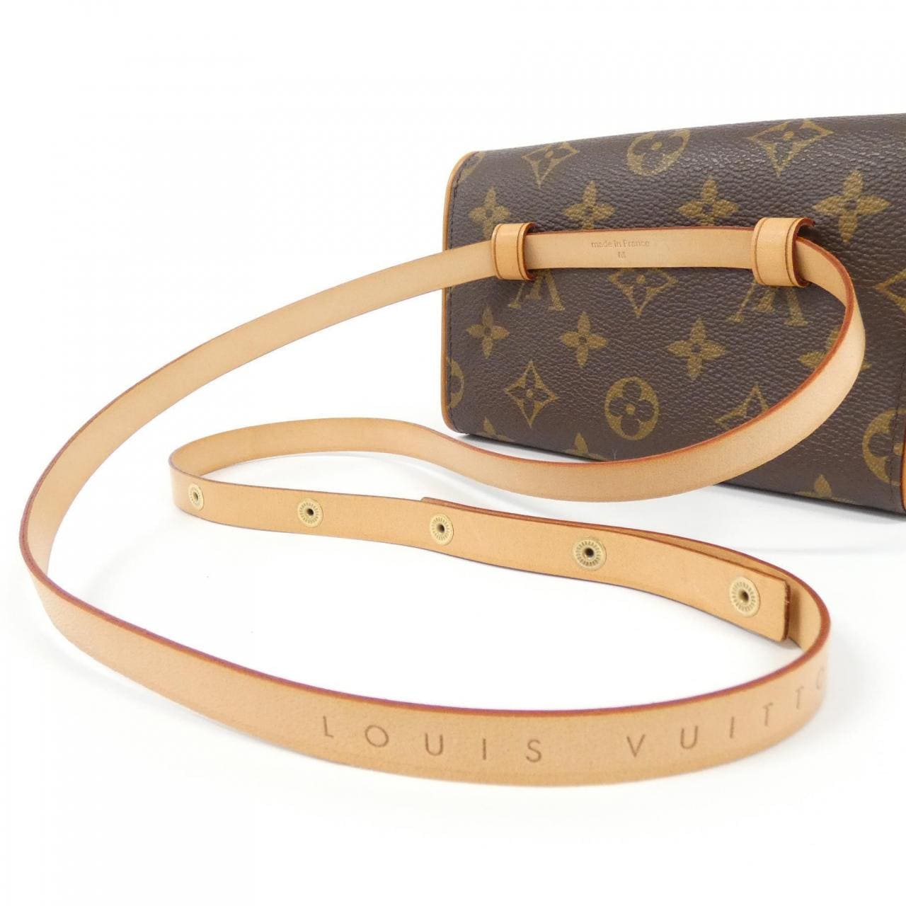 LOUIS VUITTON Monogram Pochette Florentine M M51855+M67305 腰包