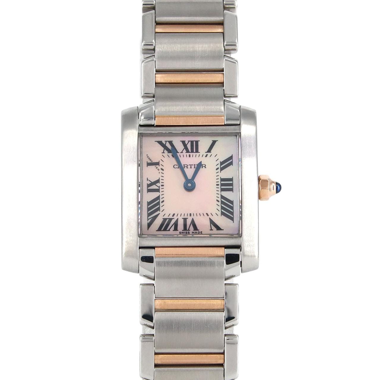 Cartier Tank Française SM PG Combi W51027Q4 SSxPG石英