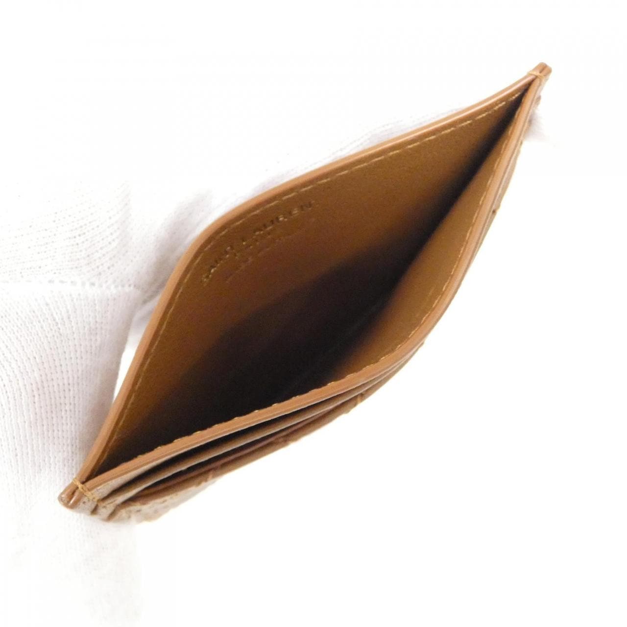 【新品】サンローラン ギャビー 703219 1EL1W カードケース