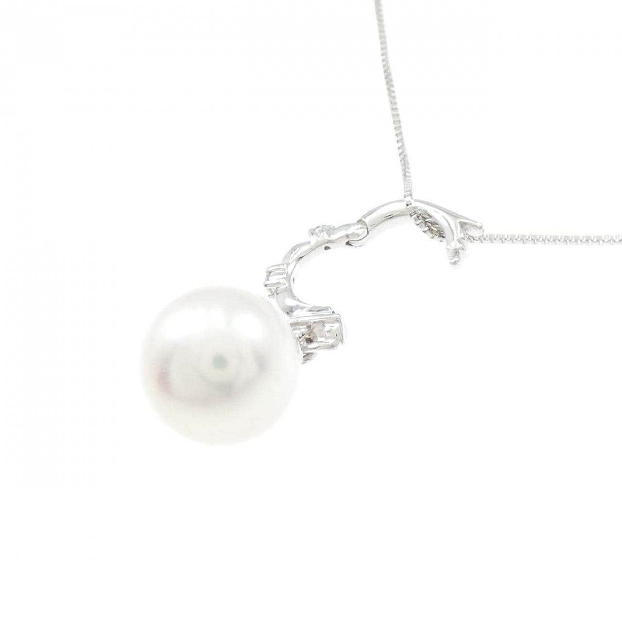 K18WG アコヤパール ネックレス 8.9mm