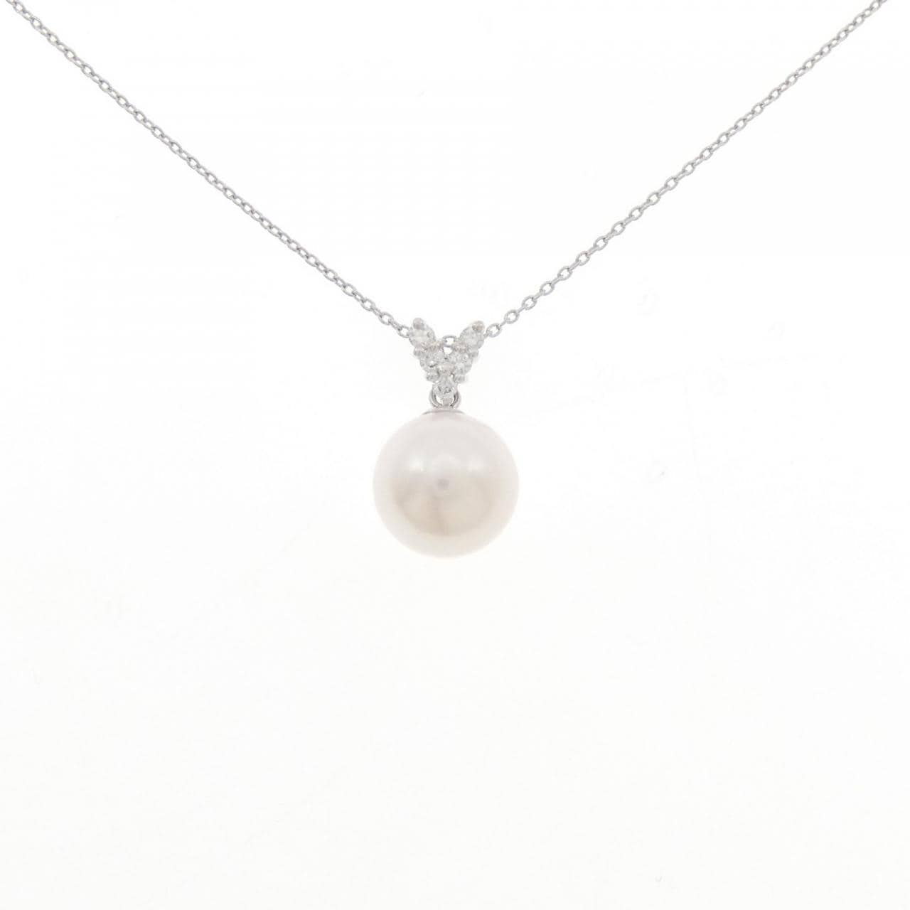 PT/PT850 アコヤパール ネックレス 9.5mm