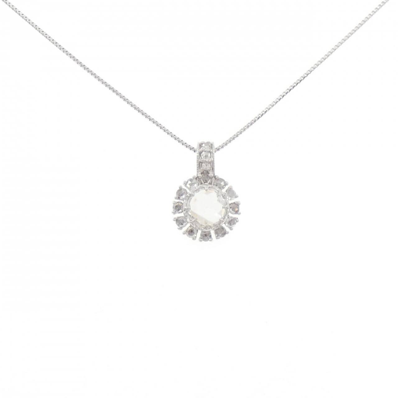 K18WG ダイヤモンド ネックレス 0.350CT