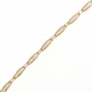 K18YG ダイヤモンド ブレスレット 2.0CT