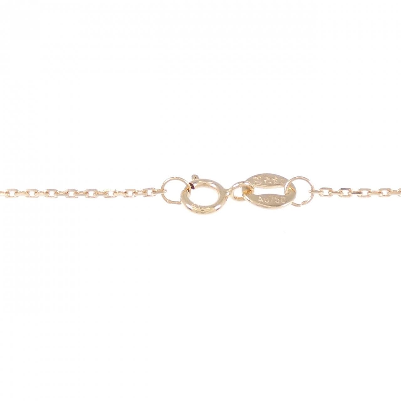 750PG ダイヤモンド ネックレス 0.17CT