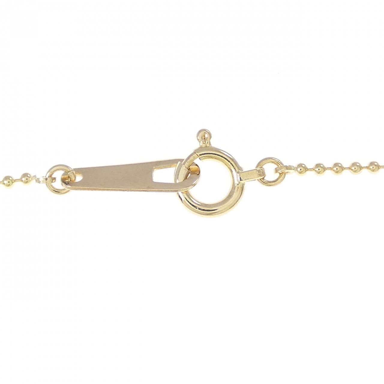 K18YG リボン アコヤパール ネックレス