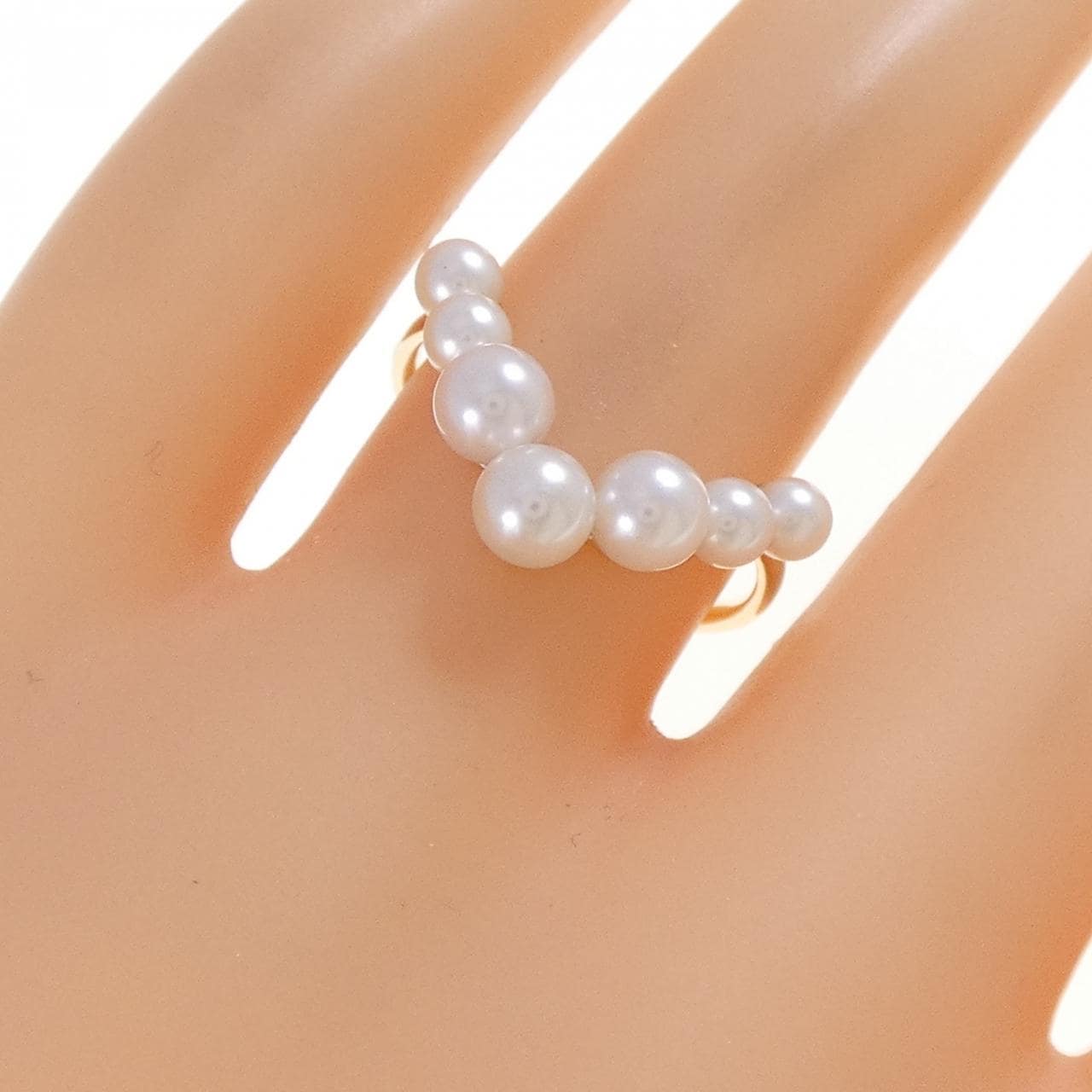 K10YG アコヤパール リング