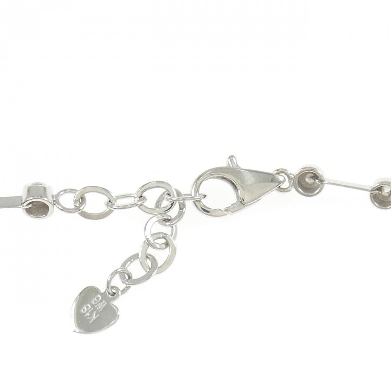 K18WG Diamond bracelet 1.00CT
