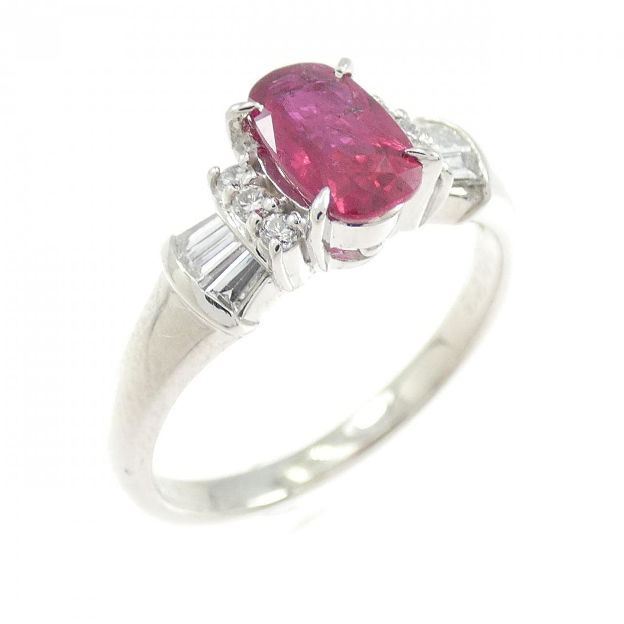 PT900 ルビー リング 0.80CT