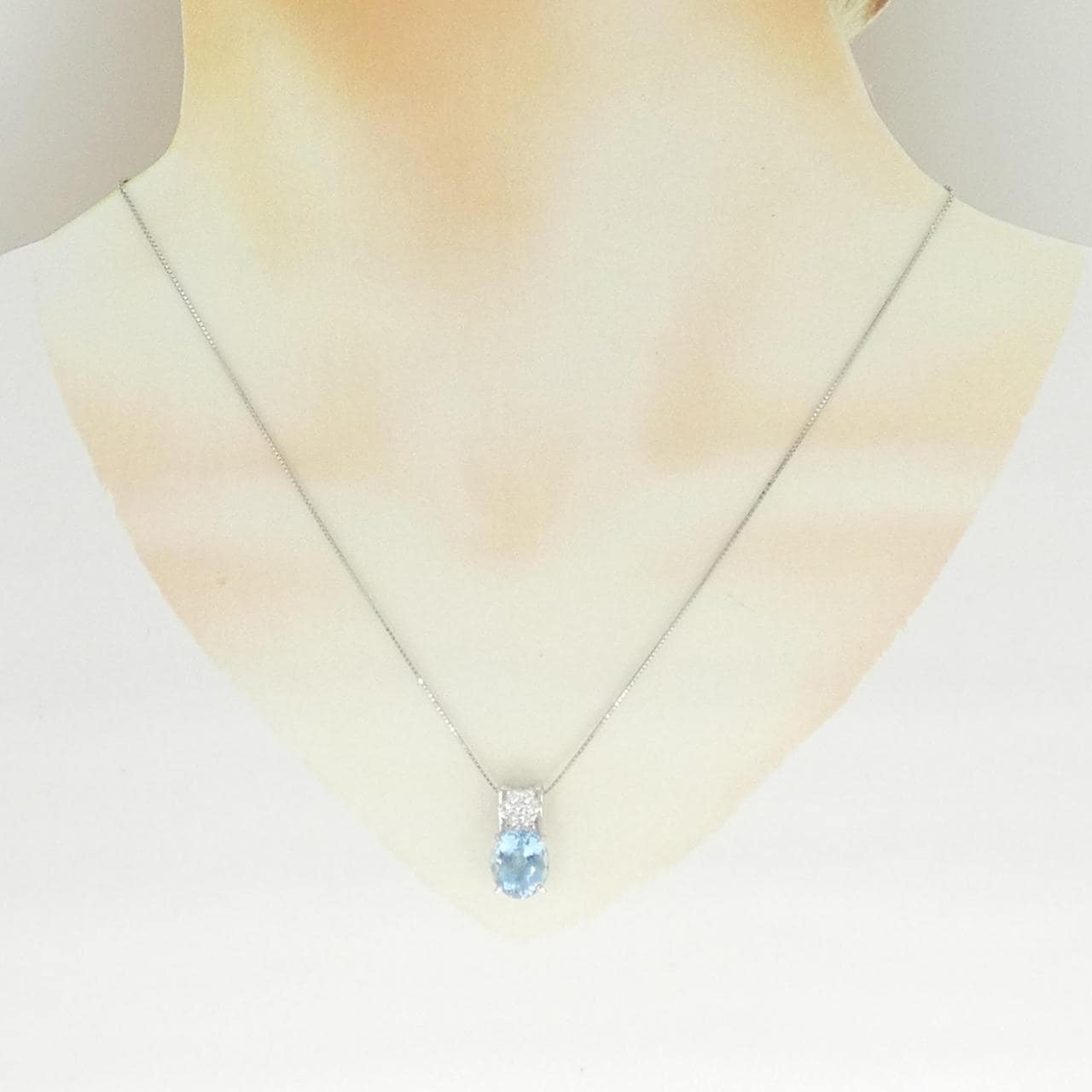 PT900/PT850 アクアマリン ネックレス 3.22CT