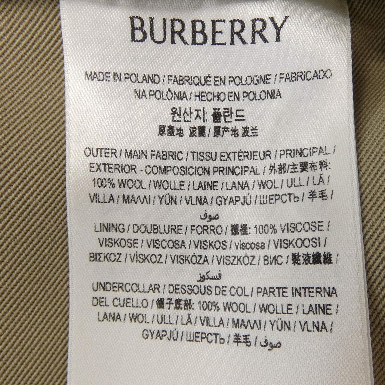 バーバリー BURBERRY 80774431 コート