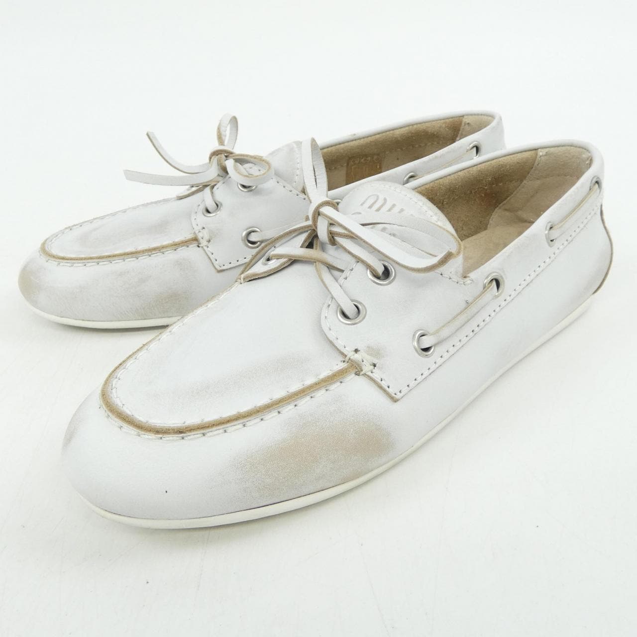 ミュウミュウ MIU MIU アイランド MIU MIU ロゴ 5D123E シューズ