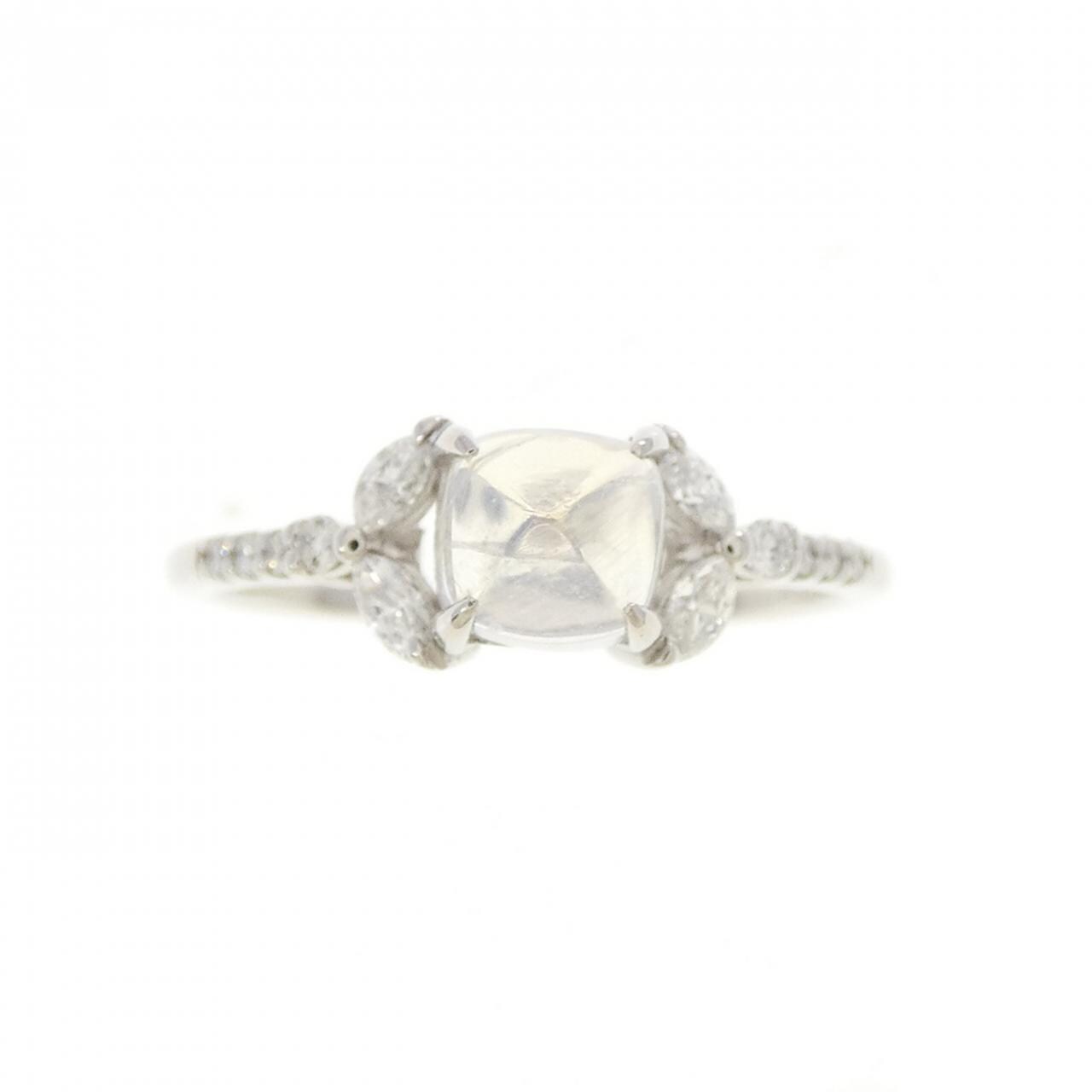 PT900 ムーンストーン リング 0.76CT