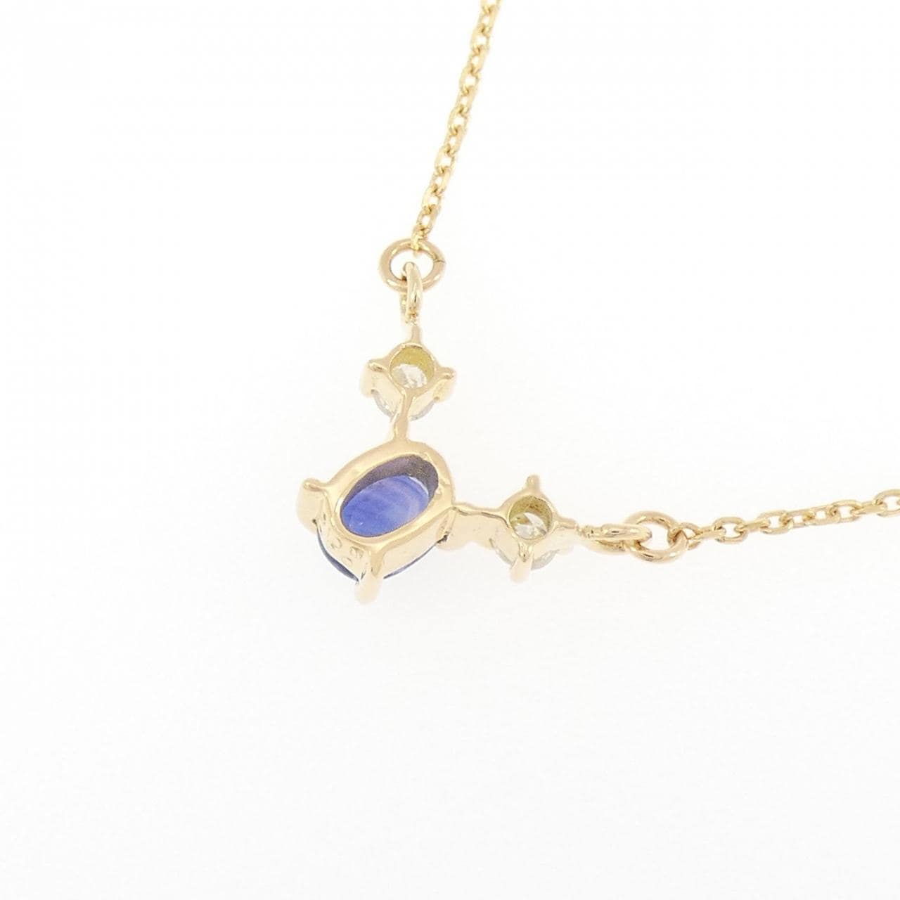 750YG サファイヤ ネックレス 0.35CT