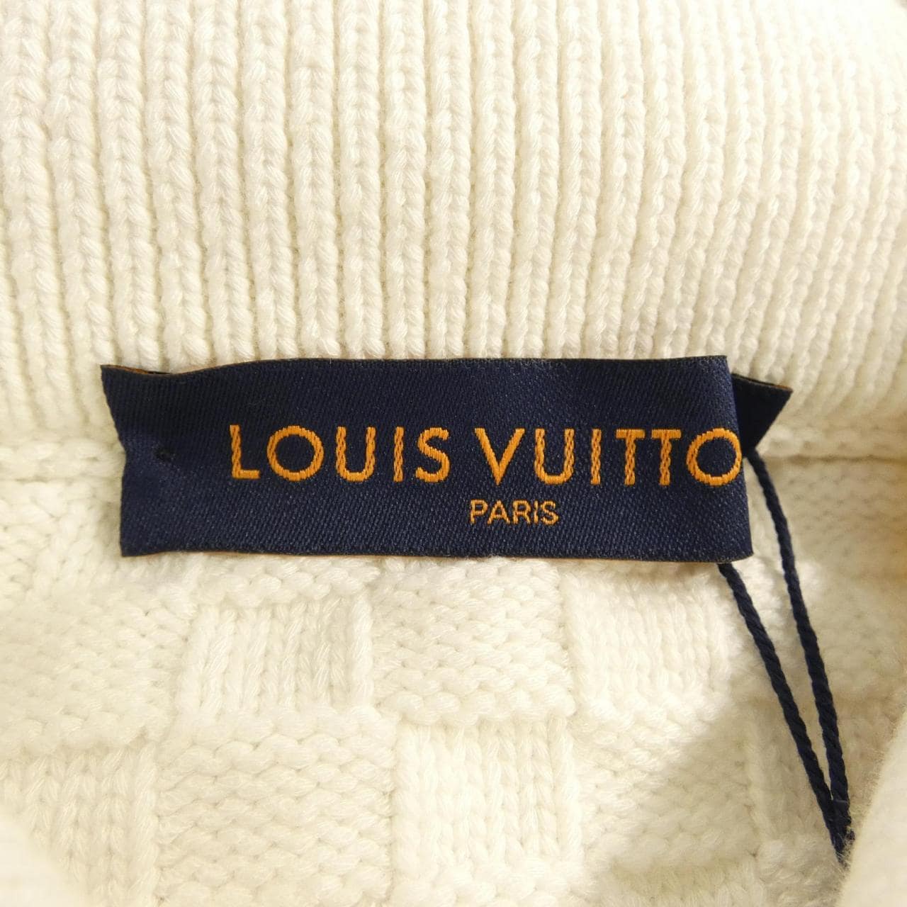 ルイヴィトン LOUIS VUITTON LVダミエウールブレンドプルオーバー HPN63WTZ8 ニット