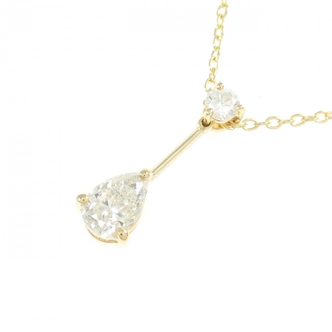 K18YG ダイヤモンド ネックレス 0.58CT
