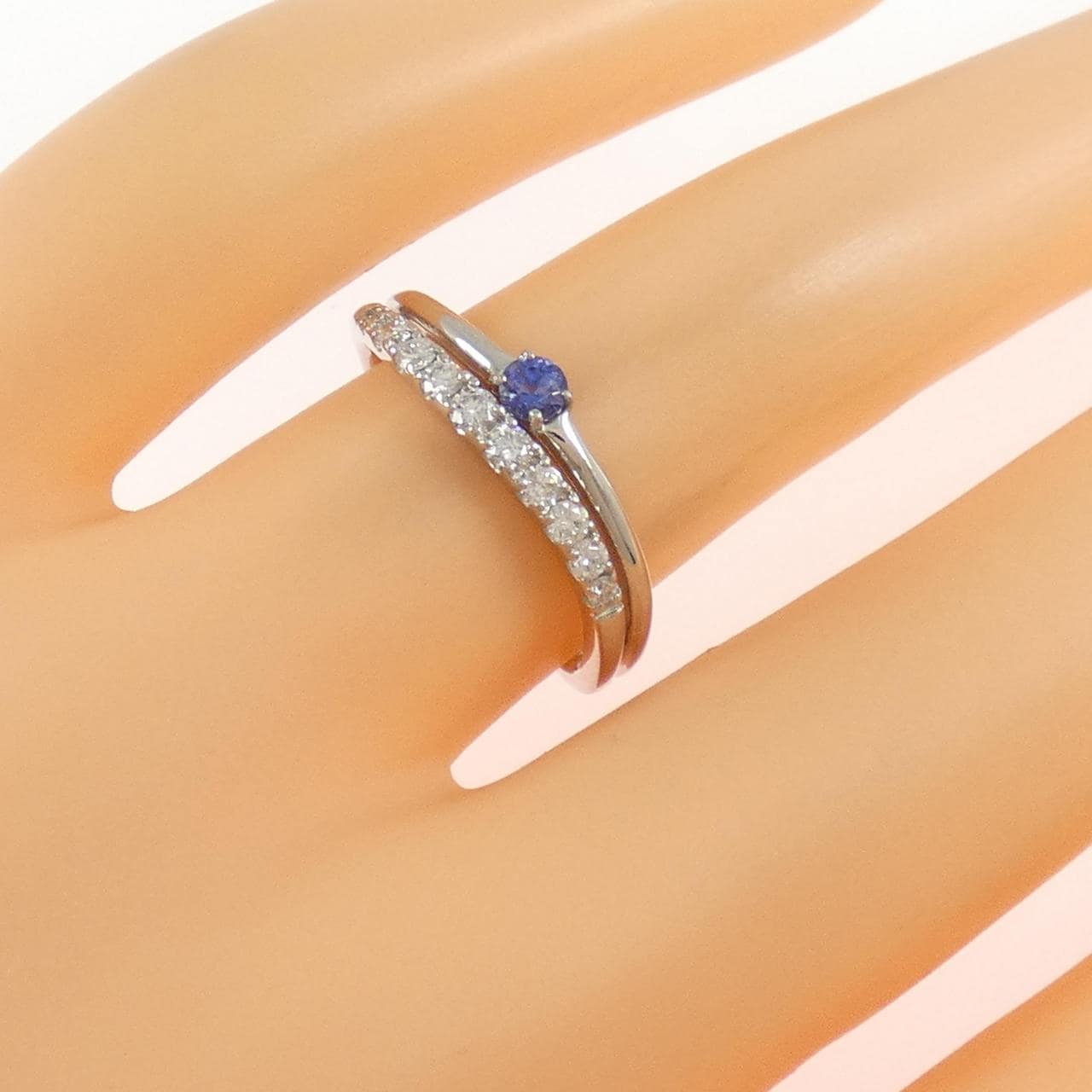 PT900 ベニトアイト リング 0.10CT