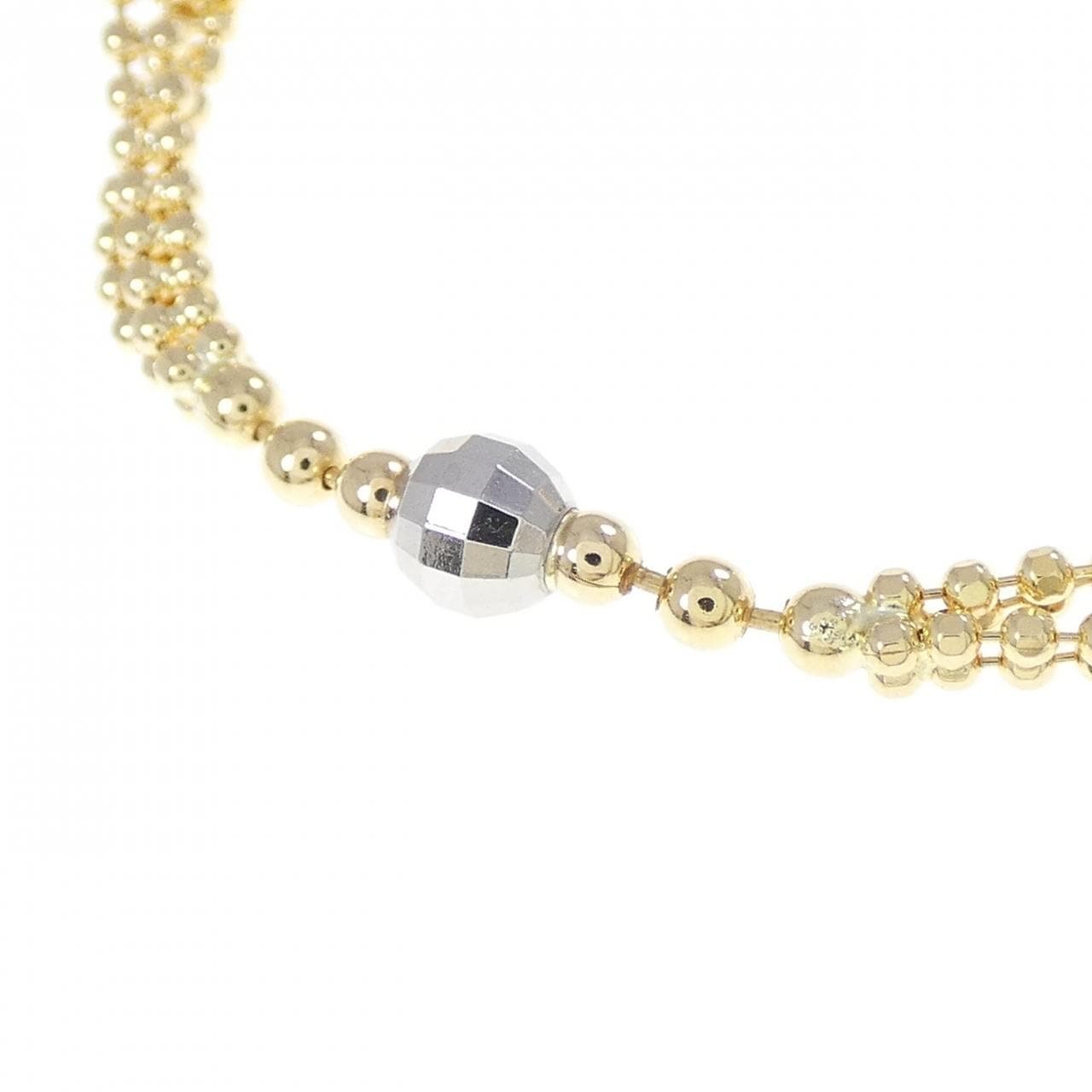 K18YG/PT850 ネックレス