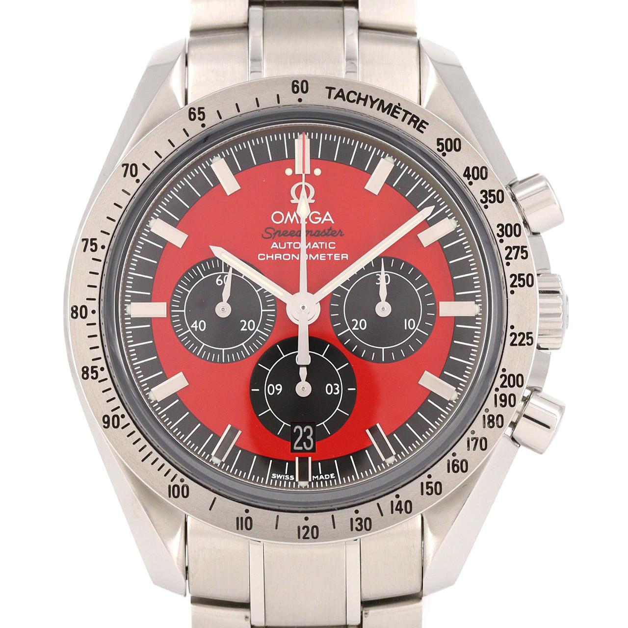 【新品】オメガ スピードマスターシューマッハ'05 3506.61 SS 自動巻