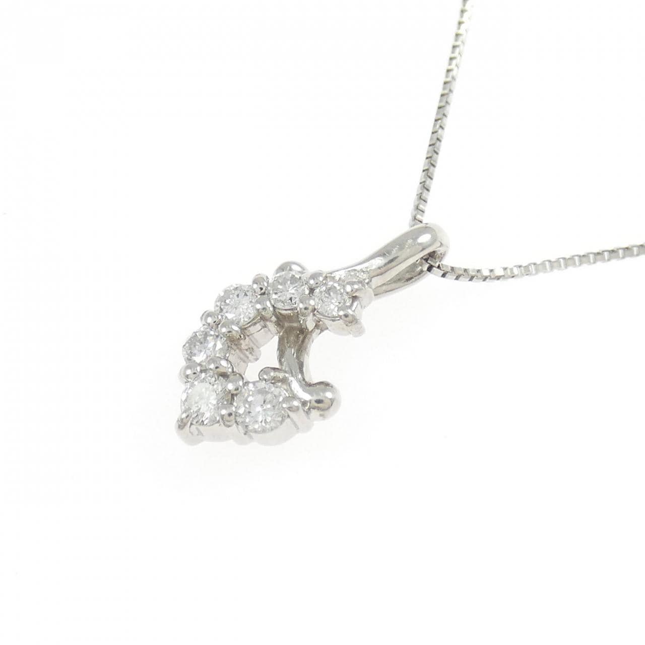 PT900/PT850 ダイヤモンド ネックレス 0.17CT