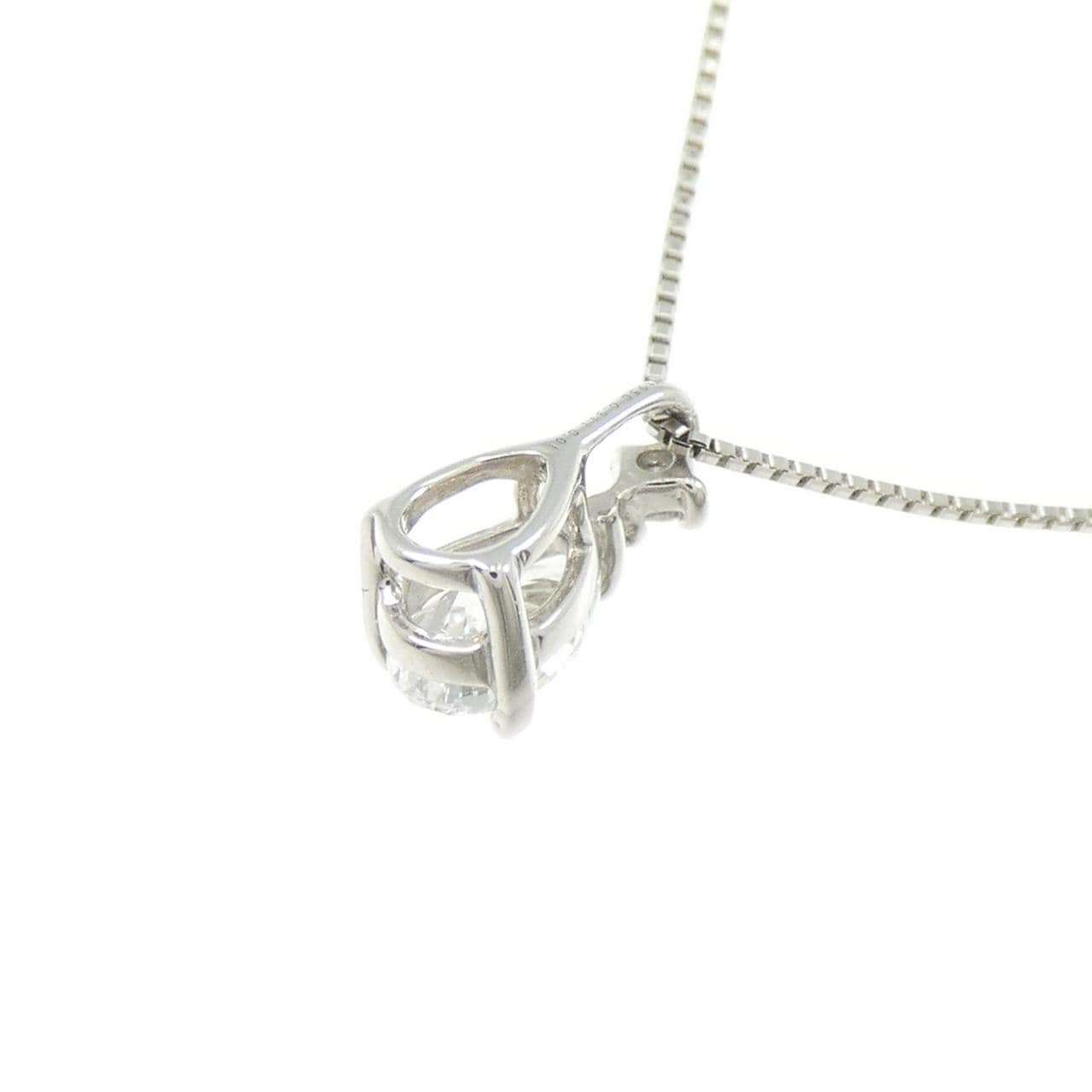PT950/PT850 ダイヤモンド ネックレス 0.311CT D SI1 ペアシェイプ