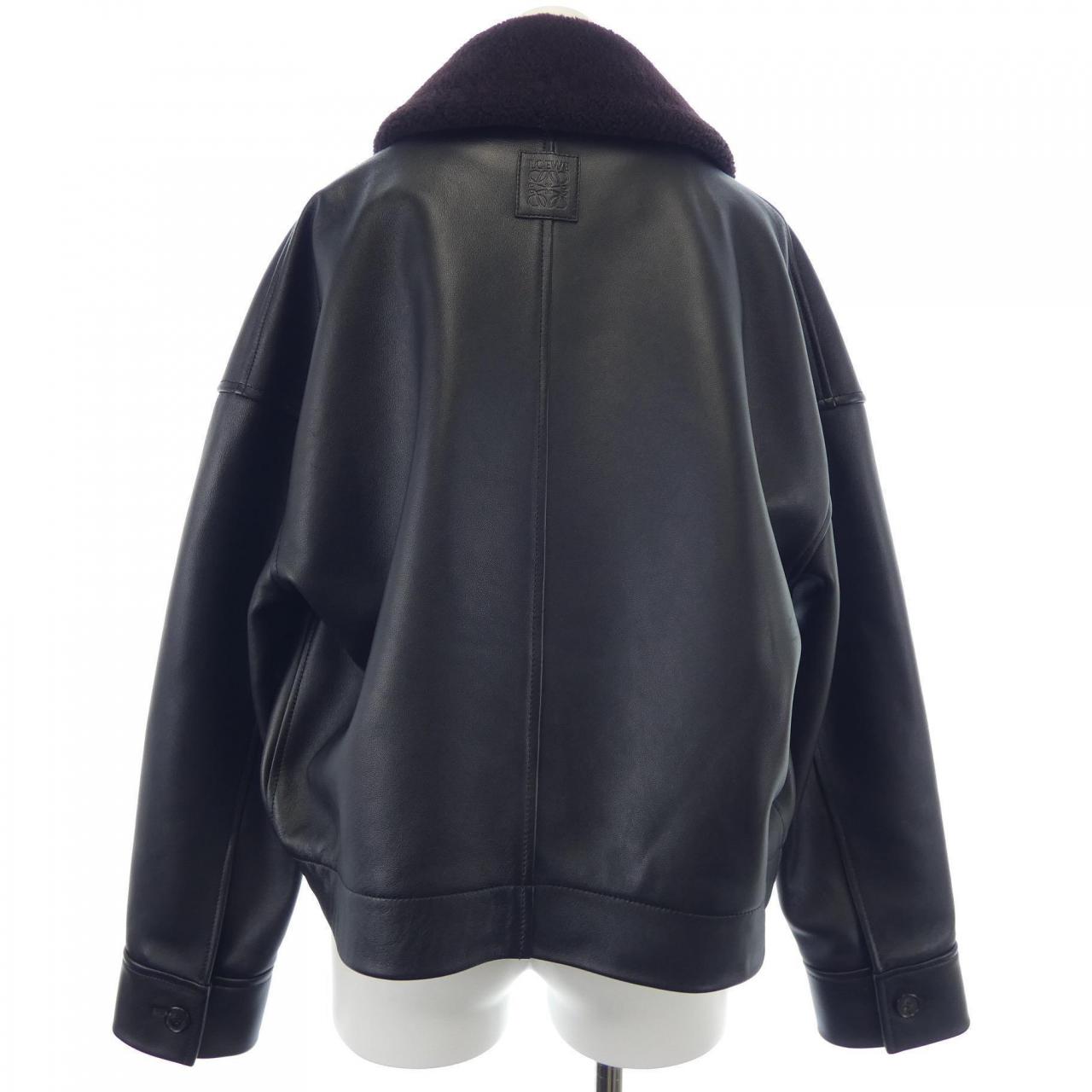 ロエベ LOEWE アナグラム ANAGRAM S359Y34L38 レザージャケット