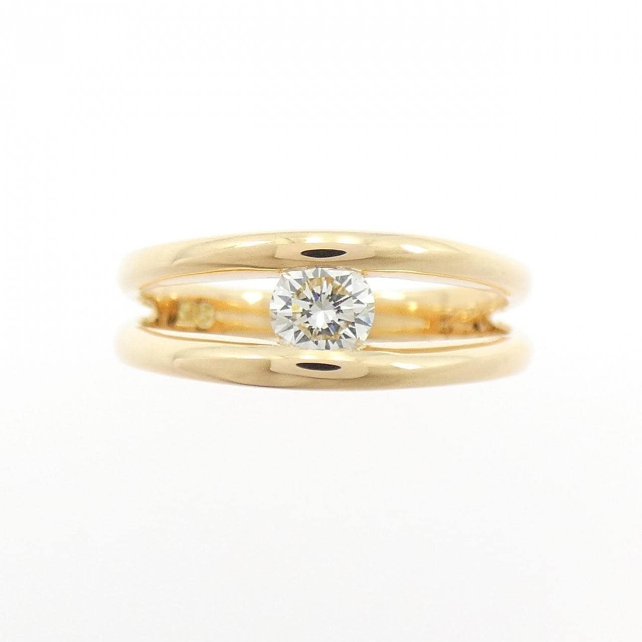 K18PG ダイヤモンド リング 0.24CT