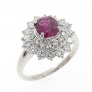 PT900 ルビー リング 1.18CT