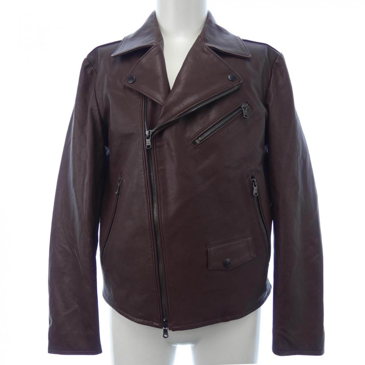 ジョセフアブード JOSEPH ABBOUD レザーライダースジャケット